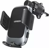 UGREEN automobilinis telefono laikiklis ant ventiliacijos grotelių, 360° pasukamas, juodas