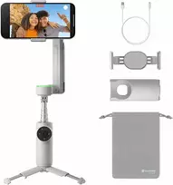 Insta360 Flow Pro išmanusis 3 ašių telefonų gimbalas su 360° sekimu, standartinis rinkinys