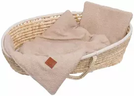 BOUCLE Ėriuko vežimėlio patalynė, izoliuota, pagalvė ir antklodė
