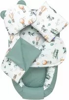 MEDVILNINIS KŪDIKIO RINKINYS 5in1 YUCKA COCOON