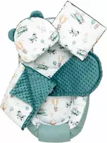 MEDVILNĖS KŪDIKIO RINKINYS 5in1 MINKY COCOON JUKKI