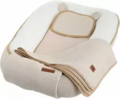 Kūdikių „Cocoon Air 3D“ saugaus miego komplektas, lizdelis, žaidimų aikštelės komplektas, „BabyMam“