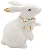 Porceliano statulėlė Kiškutis, 9 cm