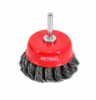 AWTOOLS KOTINIS DISKINIS ŠEPETYS 65mm SUSUKTA VIELA