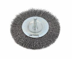 AWTOOLS DISKINIS ŠEPETYS SU KOTELIU 75mm GOFRUOTA VIELA