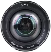 Objektyvas - Meike MK 8mm F2.8 Micro Four Thirds Manual Focus Juodas