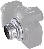 Kamera - Laowa 15mm f/5 Cookie FF, 110° AOV, 104g, Sidabrinė