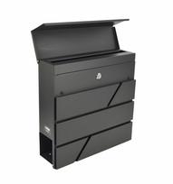 AWTOOLS PAŠTO DĖŽUTĖ ANTRACITO SPALVOS 45 / 370x370x105mm