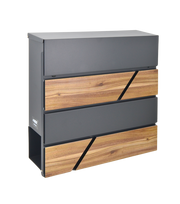 AWTOOLS PAŠTO DĖŽUTĖ ANTRACITO SPALVOS 65 / 370x370x105mm