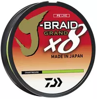 Valas DAIWA J-Braid Grand X8 Chartreuse 270m 0.06mm