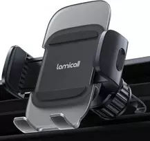 Lamicall automobilinis telefono laikiklis, tvirtinimas prie ventiliacijos, tinka 4–7 colių telefonams, CV09-EU-DK