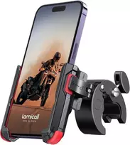 Lamicall dviratininkų ir motociklininkų telefono laikiklis, 360° pasukamas, 1 sekundės tvirtinimas, BP09-EU-RD