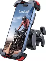 Lamicall dviračio ir motociklo telefono laikiklis su 360° pasukimu, greito atleidimo spaustuku BP07-EU-RD