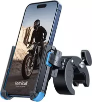 Lamicall dviračio ir motociklo telefono laikiklis, greito fiksavimo per 1 s, amortizuojantis vibracijas, BP09-EU-BU