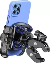 iMESTOU antivibracinis telefono laikiklis motociklui, 13.7–18.3 cm, tvirtinimas ant vairo, M8SP