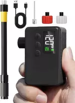 GPUTEK elektrinė dviračio pompa, 120 psi, LED ekranas, 1000 mAh akumuliatorius, BL01