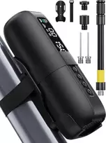 GPUTEK elektrinė dviračio pompa, 150 psi, skaitmeninė, 5200 mAh akumuliatorius, BG02