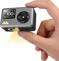 Woowind elektrinė mini dviračio pompa su manometru, 120 PSI, USB-C, Presta ir Schrader