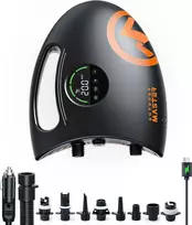 OutdoorMaster elektrinė pompa SUP lentoms, 88,8 Wh akumuliatorius, 20 PSI, USB-C, Shark 2S