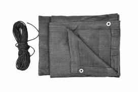 AWTOOLS BALKONO UŽDANGA 1*5m 180g SU ŽIEDAIS PILKA UV