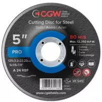 Pjovimo diskas CGW T-1 125*1,6 A36 TBF