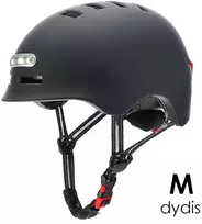 Beaster Scooter Šalmas Beaster BS02HBM, M dydis, juodas, su LED lemputėmis