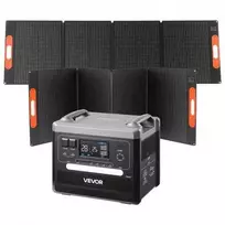 Vevor Nešiojama saulės jėgainė 2400W su 2160Wh baterija