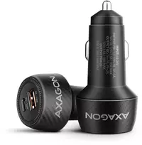 AXAGON Car charger 48W, USB-A + USB-C, PD3.0/PPS/QC4+/SFC | PWC-PQ48