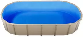 VEVOR Ovalinis baseino įklotas, 375 x 732 cm