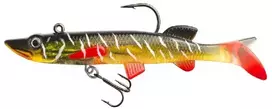 Silikoninis masalas su Jig galvute AsaTsuri T-Tail 3D NaturalPike 9cm, 15g