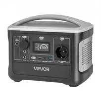Vevor Nešiojama 600W elektros stotis su LiFePO4 akumuliatoriumi