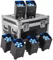 Boomtone Dj Prožektorių komplektas su dėklu Mac Mah IZY Glow set