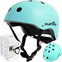 Malplay Vaikiškas dviratininko šalmas, reguliuojamas, 48–54 cm, turkio