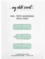 My White Secret „My Baltas Secret“ pakaitiniai geliai PAP+ dantų balinimo rinkiniui 3 x 10 ml