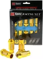 MTuning_F D1SPEC Replica Race M12x1.25 auksinės veržlės