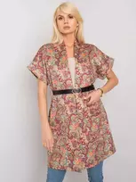 Bordo spalvos paltas