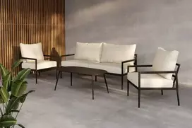 Venture Design Poilsio komplektas Taromina Juoda Smėlio spalvos
