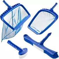 VEVOR baseino valymo rinkinys, 4 viename, 2 šepečiai ir 2 tinkleliai, PPK43