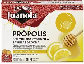 Juanola PROPOLIS LEMON HONEY gummies 36 u