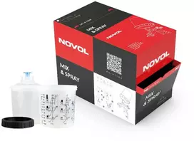 Novol Mix&spray indas su dang.600ml 125µ (komplektas 50vnt.)