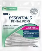 Dentek Essential dantų valymo krapštukai 100 vnt.