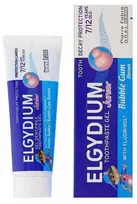 Pierre Fabre ELGYDIUM Junior 7–12 gelio pavidalo dantų pasta vaikams, 50 ml