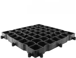 Sodo grotelės Bradas HEAVY GRID, 50x50 cm, juodos