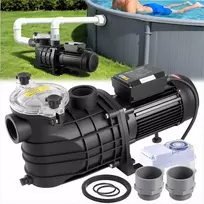 Baseino siurblys, 3000W vieno greičio plaukimo baseinams, kubilams, SPA, su 24 valandų laikmačiu ir filtro krepšeliu, didelio srauto vandens siurblys