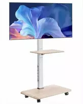 Laikiklis Mobilus televizoriaus stovas 812.8-1778 mm ekranams, televizoriaus vežimėlis su 25° pasukimu ir reguliuojamu aukščiu, su lentyna, iki 40 kg, VESA 600x400mm, grindų stovas televizoriui, ratukai