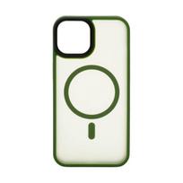 „Connect“ „Apple iPhone 13 Pro“ hibridinis dėklas su magnetiniu PC+TPU, žalias