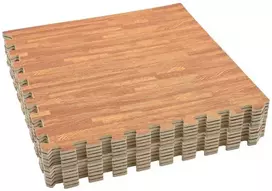 Baseino grindų kilimas 12 pcs Medis 4,32 ㎡ EVA puta