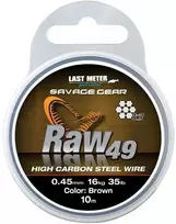Savage Gear Raw49 High Carbon Steel Wire 10m