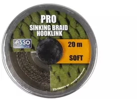 Valas pavadėliams Asso Pro Sinking Hooklink Soft 20m