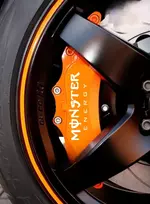 Monster Energy karščiui atsparūs suportų lipdukai